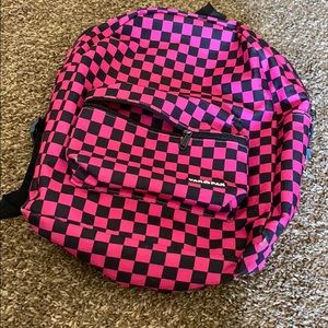 Pink and Black checkered YakPak backpack